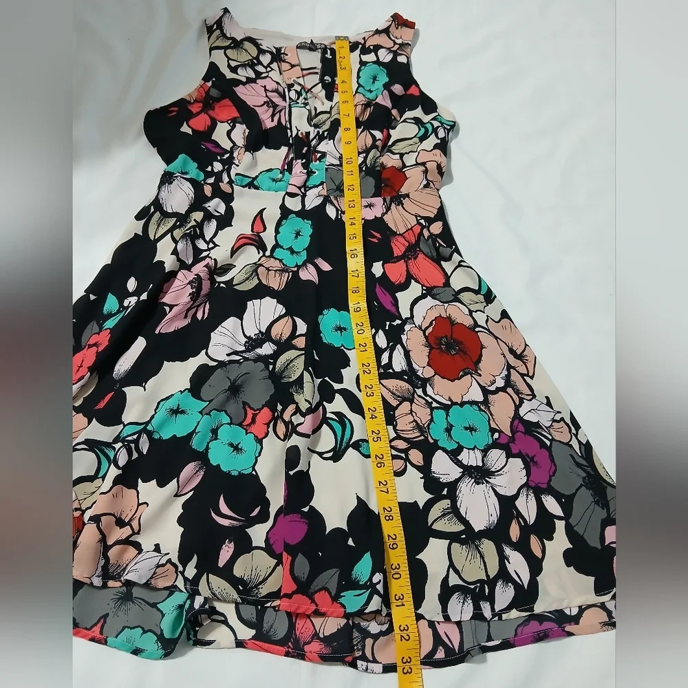 Express Multicolor Floral Mini‎ Dress